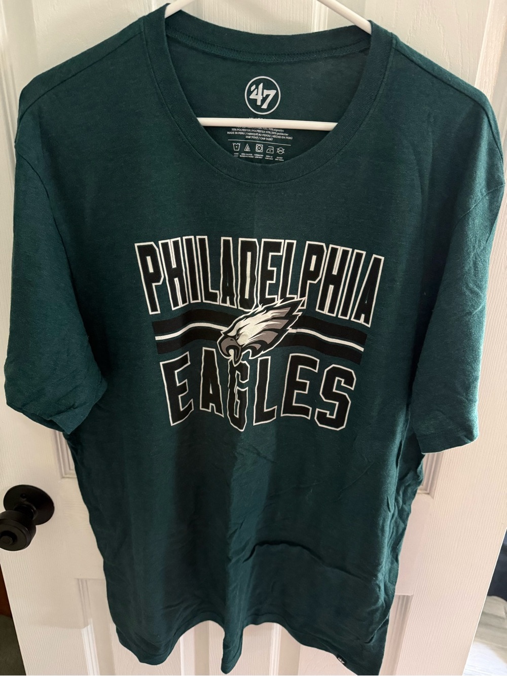 47 Philadelphia Eagles Tee - Midnight Green with White and Black Logo XL